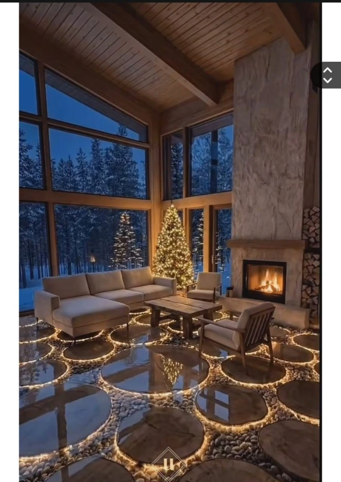 3D Epoxy flooring with lighting